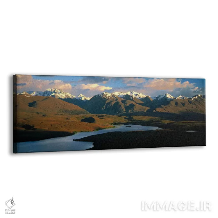 تابلو دریاچه الکساندرینا، نیوزیلند اثر پانورامیک ایمجز (استودیو عکاسی عریض) - نمای پرسپکتیو محصول