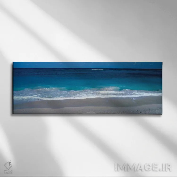 تابلو حاشیه آب، باربادوس، کارائیب اثر پانورامیک ایمجز (استودیو عکاسی عریض) - نمای روبهرو روی دیوار