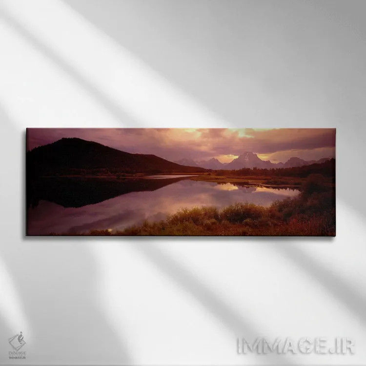 تابلو رشتهکوههای تِتن، کوهها، پارک ملی گرند تِتن، وایومینگ، ایالات متحده آمریکا اثر پانورامیک ایمجز (استودیو عکاسی عریض) - نمای روبهرو روی دیوار