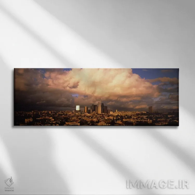 تابلو لسآنجلس، کالیفرنیا، ایالات متحده آمریکا اثر پانورامیک ایمجز (استودیو عکاسی عریض) - نمای روبهرو روی دیوار