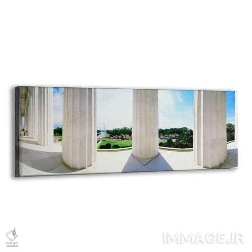 تابلو یادبود لینکلن، واشنگتن دی.سی، ایالات متحده آمریکا اثر پانورامیک ایمجز (استودیو عکاسی عریض) - نمای پرسپکتیو محصول