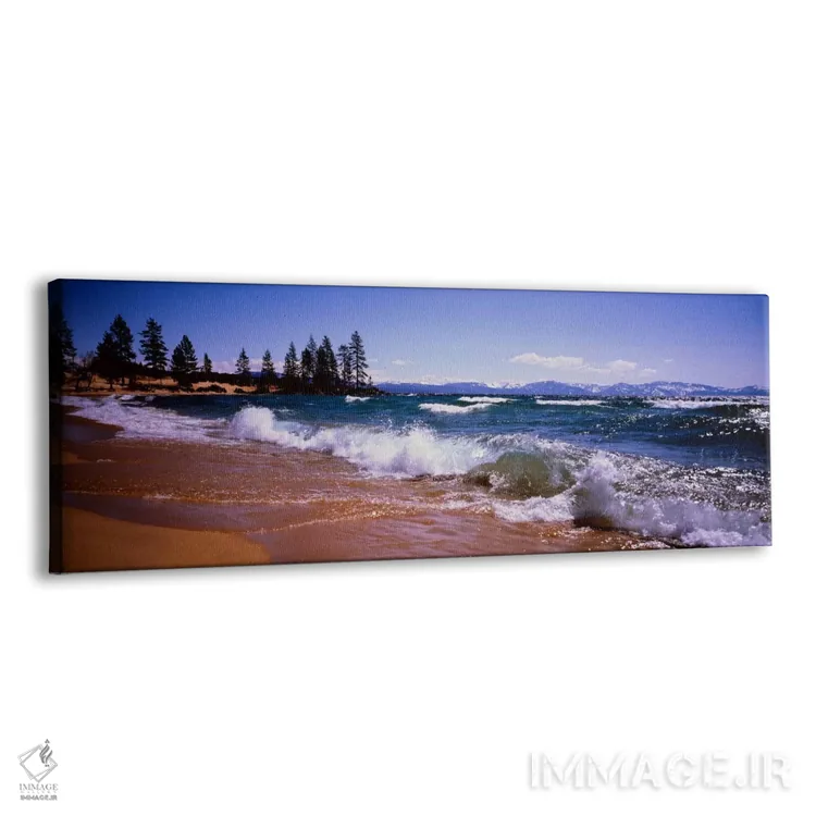 تابلو امواج خروشان، دریاچه تاهو، نوادا، ایالات متحده آمریکا اثر پانورامیک ایمجز (استودیو عکاسی عریض) - نمای پرسپکتیو محصول
