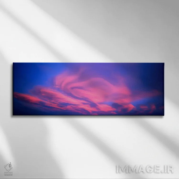 تابلو منظره ابرها، کانتربری، نیوزیلند اثر پانورامیک ایمجز (استودیو عکاسی عریض) - نمای روبهرو روی دیوار
