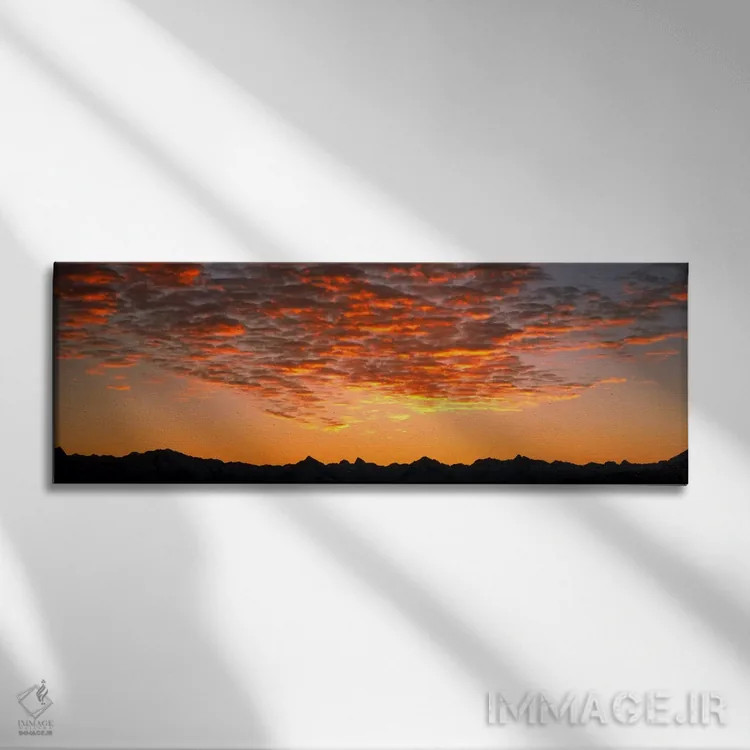 تابلو رشته کوه بن اوهاو، کانتربری جنوبی، نیوزیلند اثر پانورامیک ایمجز (استودیو عکاسی عریض) - نمای روبهرو روی دیوار