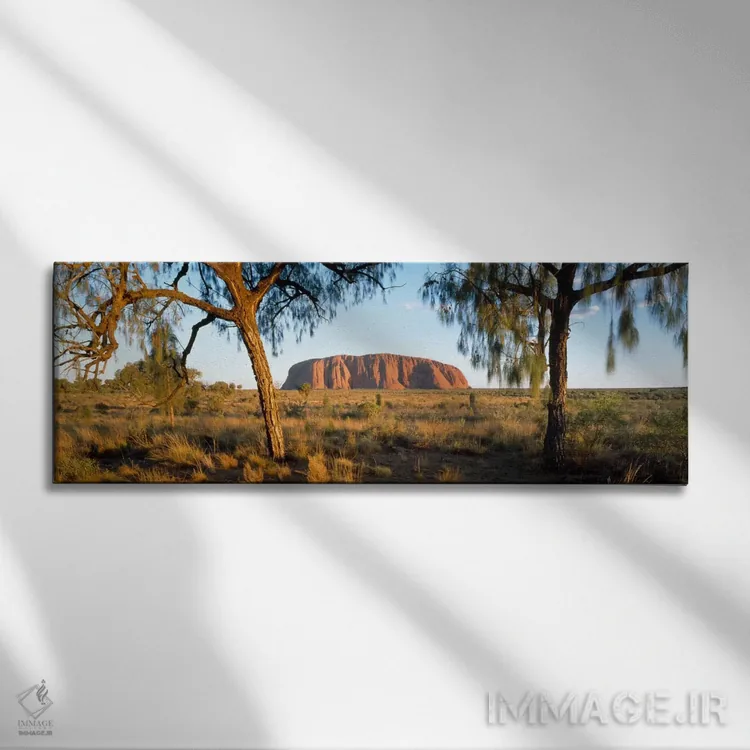 تابلو صخره آیرز، استرالیا اثر پانورامیک ایمجز (استودیو عکاسی عریض) - نمای روبهرو روی دیوار
