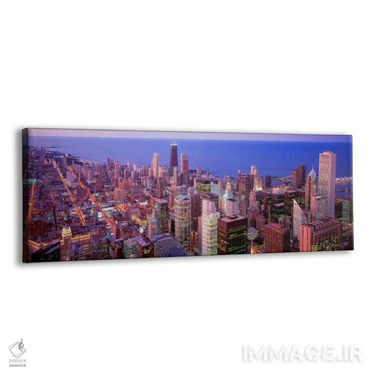 تابلو شیکاگو، ایلینوی، ایالات متحده آمریکا اثر پانورامیک ایمجز (استودیو عکاسی عریض) - نمای پرسپکتیو محصول