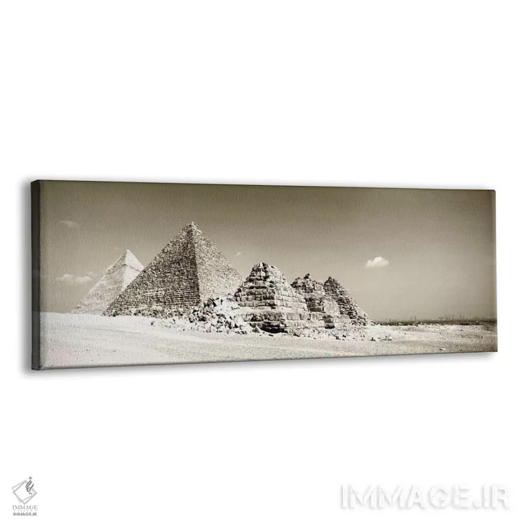 تابلو اهرام جیزه، مصر اثر پانورامیک ایمجز (استودیو عکاسی عریض) - نمای پرسپکتیو محصول