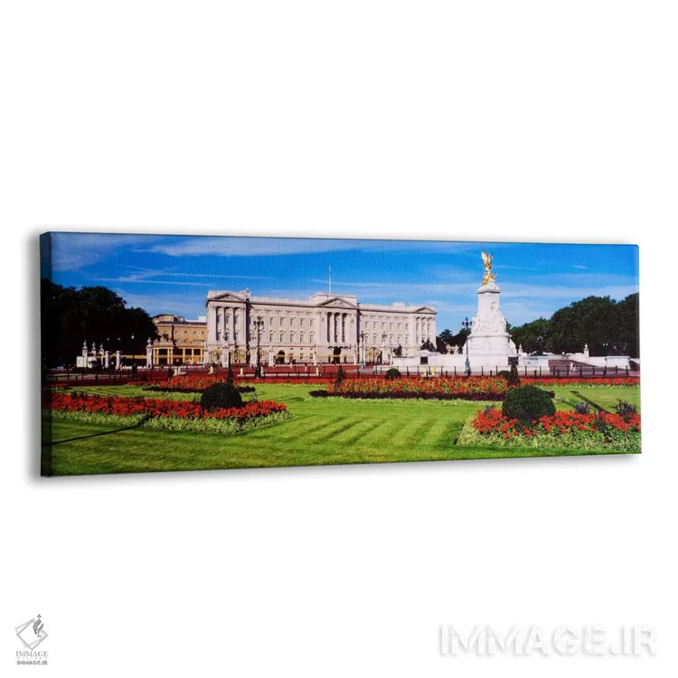تابلو کاخ باکینگهام، شهر وستمینستر، لندن، انگلستان، بریتانیا اثر پانورامیک ایمجز (استودیو عکاسی عریض) - نمای پرسپکتیو محصول