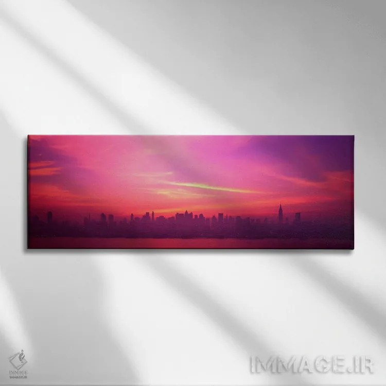 تابلو NYC, New York City, New York State USA" - "خط افق، نیویورک، نیویورک سیتی، ایالت نیویورک، ایالات متحده" اثر پانورامیک ایمجز (استودیو عکاسی عریض) - نمای روبهرو روی دیوار