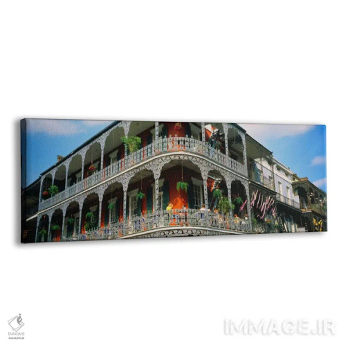 تابلو محله فرانسوی نیواورلئان (لوئیزیانا، آمریکا) اثر پانورامیک ایمجز (استودیو عکاسی عریض) - نمای پرسپکتیو محصول