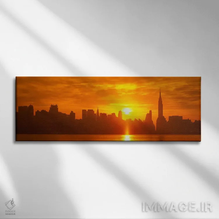تابلو New York City New York State, USA" - "نیویورک سیتی، نیویورک، ایالات متحده" اثر پانورامیک ایمجز (استودیو عکاسی عریض) - نمای روبهرو روی دیوار