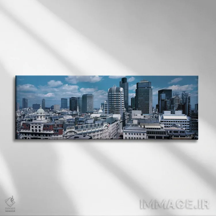 تابلو لندن (انگلستان) اثر پانورامیک ایمجز (استودیو عکاسی عریض) - نمای روبهرو روی دیوار