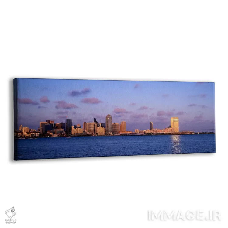 تابلو San Diego, California, USA,غروب، سن دیگو، کالیفرنیا، آمریکا اثر پانورامیک ایمجز (استودیو عکاسی عریض) - نمای پرسپکتیو محصول