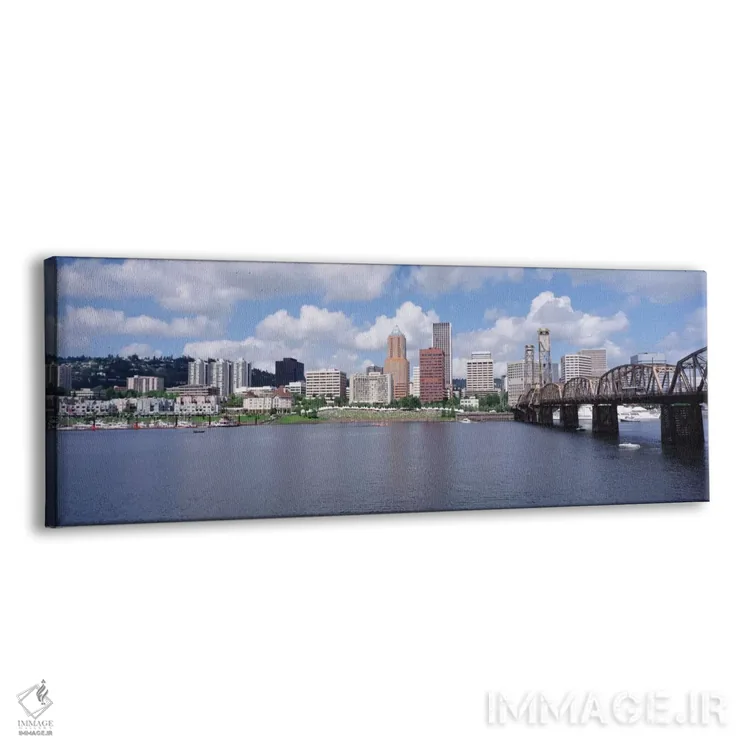 تابلو ایالات متحده، اورگن، پورتلند، رودخانه ویلامت اثر پانورامیک ایمجز (استودیو عکاسی عریض) - نمای پرسپکتیو محصول