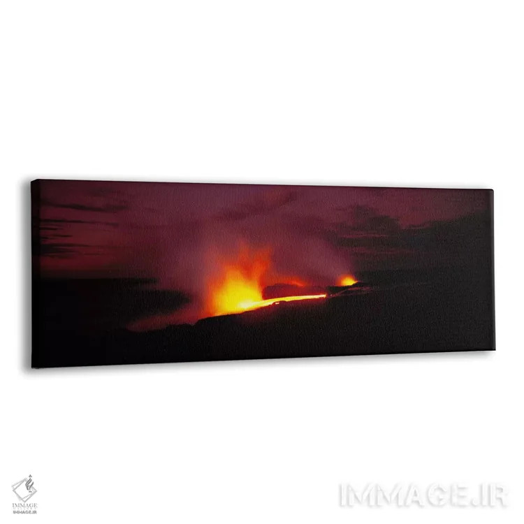 تابلو پارک ملی آتشفشانهای کیلاویا هاوایی (آمریکا) اثر پانورامیک ایمجز (استودیو عکاسی عریض) - نمای پرسپکتیو محصول