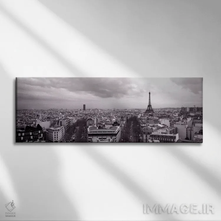 تابلو Paris, France" - "برج ایفل، پاریس، فرانسه" اثر پانورامیک ایمجز (استودیو عکاسی عریض) - نمای روبهرو روی دیوار