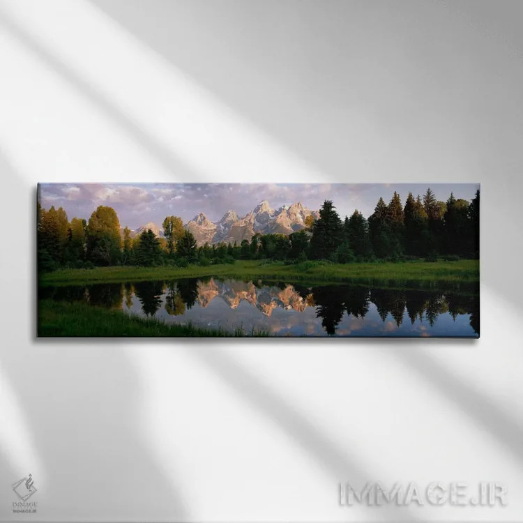 تابلو Wyoming, USA,پارک گرند تتون، وایومینگ، آمریکا اثر پانورامیک ایمجز (استودیو عکاسی عریض) - نمای روبهرو روی دیوار