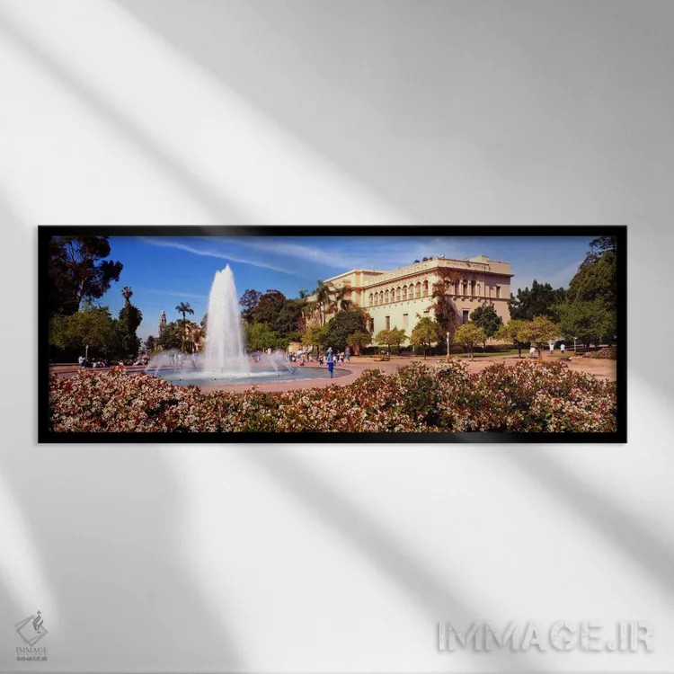 تابلو سن دیگو، کالیفرنیا، آمریکا اثر پانورامیک ایمجز (استودیو عکاسی عریض) - نمای قابدار مشکی