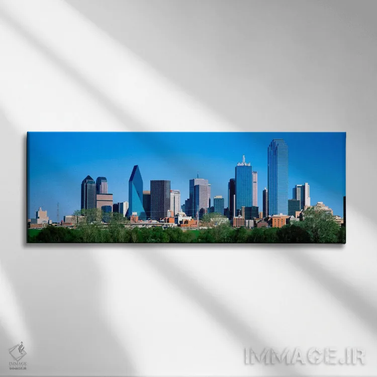 تابلو Texas, USA" - "دالاس، تگزاس، ایالات متحده" اثر پانورامیک ایمجز (استودیو عکاسی عریض) - نمای روبهرو روی دیوار