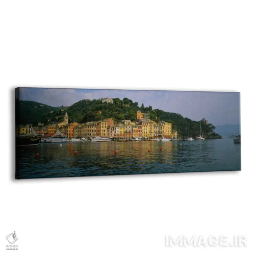 تابلو Portofino, Liguria, Italy,معماری ساحلی، پورتوفینو، لیگوریا، ایتالیا اثر پانورامیک ایمجز (استودیو عکاسی عریض) - نمای پرسپکتیو محصول