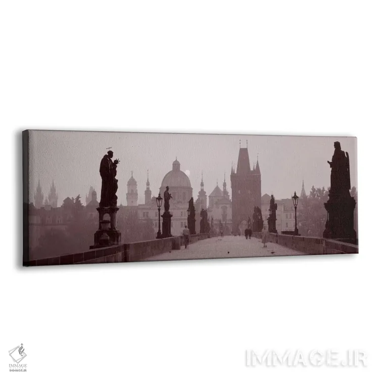 تابلو پل چارلز، پراگ، جمهوری چک اثر پانورامیک ایمجز (استودیو عکاسی عریض) - نمای پرسپکتیو محصول