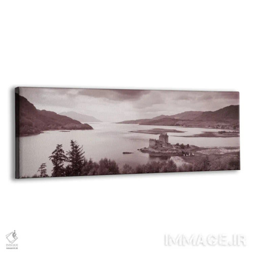 تابلو قلعه ایلان دونان بر روی دریاچه آلش و دویچ، اسکاتلند اثر پانورامیک ایمجز (استودیو عکاسی عریض) - نمای پرسپکتیو محصول