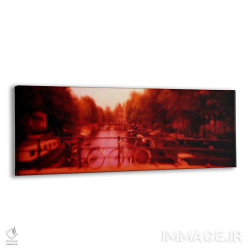 تابلو Amsterdam, Netherlands" - "منظره هالوسینوجنیک، آمستردام، هلند" اثر پانورامیک ایمجز (استودیو عکاسی عریض) - نمای پرسپکتیو محصول