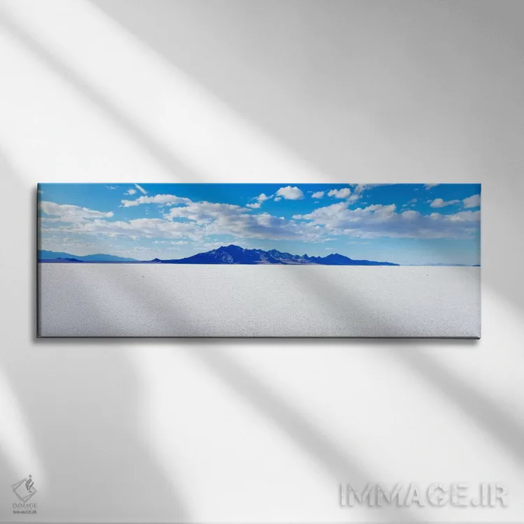 تابلو Tooele County, Utah, USA" - "دشتهای نمک بونویل، شهرستان توئلا، یوتا، ایالات متحده" اثر پانورامیک ایمجز (استودیو عکاسی عریض) - نمای روبهرو روی دیوار