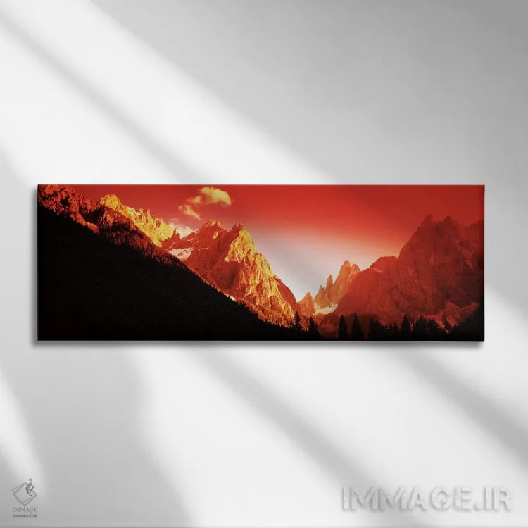 تابلو Southern Limestone Alps, Italy" - "دولومیتها، آلپهای سنگ آهکی جنوبی، ایتالیا" اثر پانورامیک ایمجز (استودیو عکاسی عریض) - نمای روبهرو روی دیوار