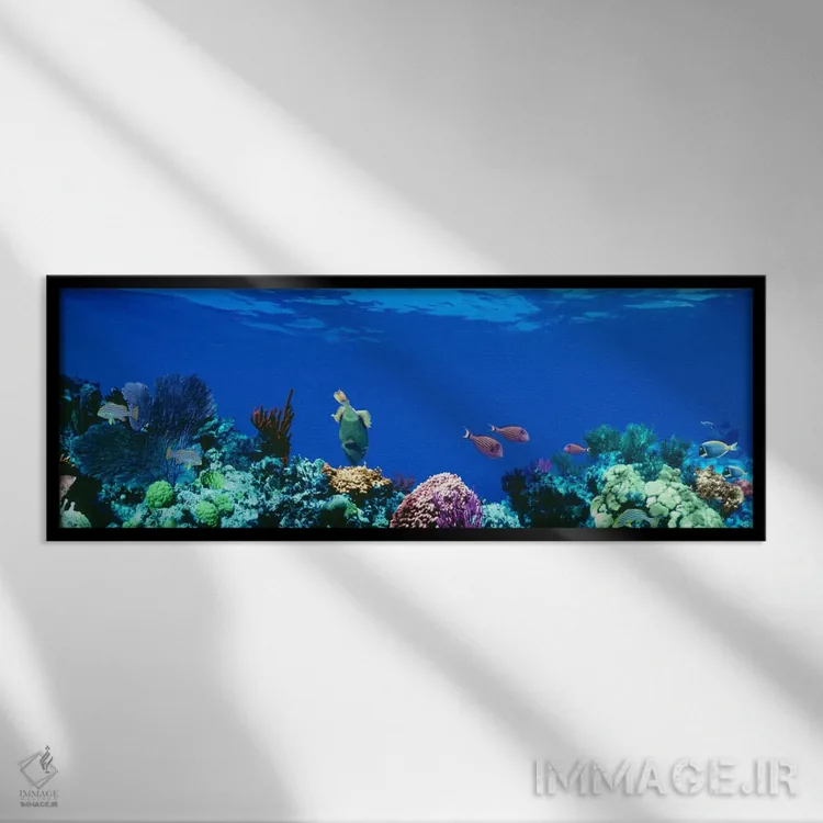 تابلو Giza, Egypt" - "هرم نماباور، گیزا، مصر" اثر پانورامیک ایمجز (استودیو عکاسی عریض) - نمای قابدار مشکی