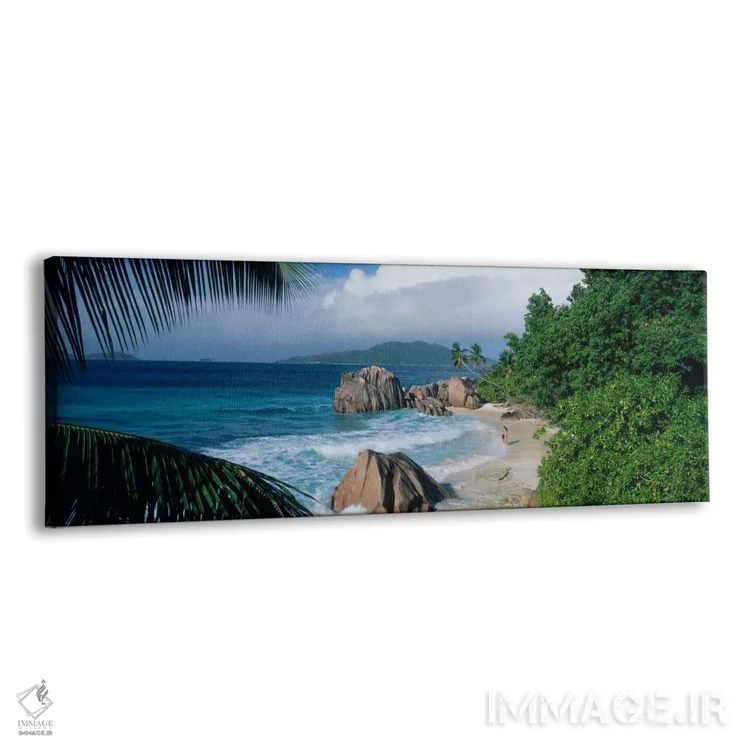 تابلو اقیانوس هند، جزیرهٔ لا دیگو، سیشل اثر پانورامیک ایمجز (استودیو عکاسی عریض) - نمای پرسپکتیو محصول