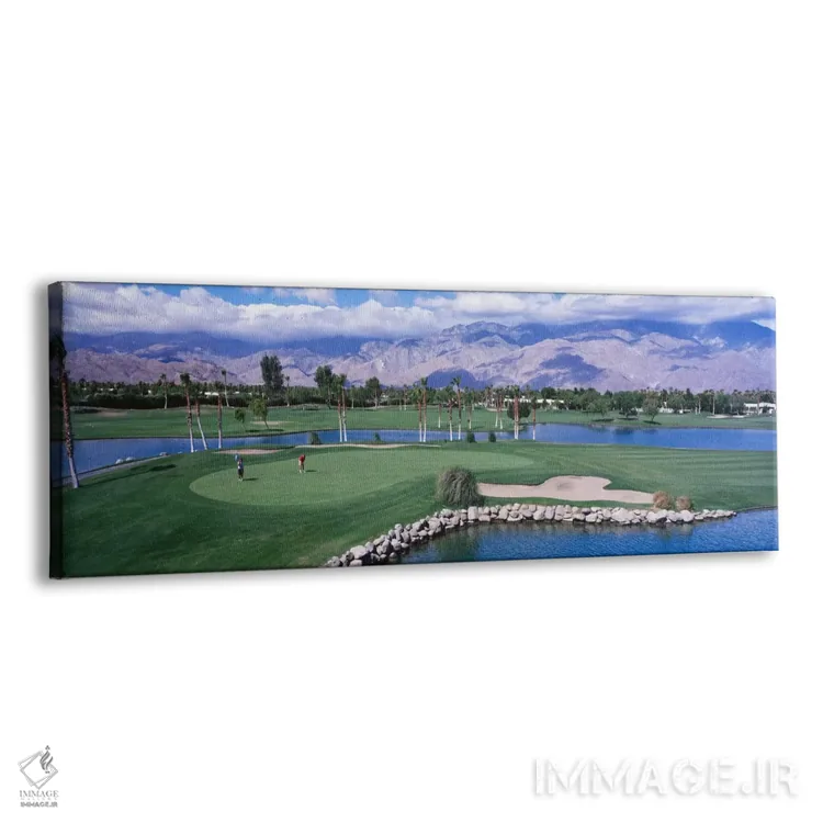 تابلو زمین گلف، پالم اسپرینگز، کالیفرنیا، ایالات متحده اثر پانورامیک ایمجز (استودیو عکاسی عریض) - نمای پرسپکتیو محصول