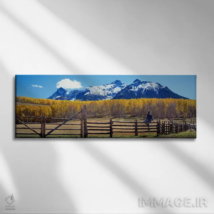 تابلو Ridgeway, Colorado, USA" - "کوههای سان خوان، ریجوی، کلرادو، آمریکا" اثر پانورامیک ایمجز (استودیو عکاسی عریض) - نمای روبهرو روی دیوار