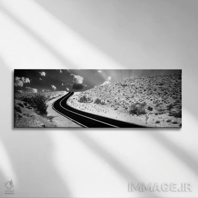 تابلو Las Vegas, Nevada, USA" - "جاده، لاسوگاس، نوادا، آمریکا" اثر پانورامیک ایمجز (استودیو عکاسی عریض) - نمای روبهرو روی دیوار