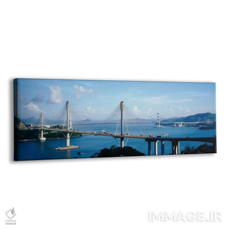 تابلو پل تینگ کاو و تسینگ ما، هنگکنگ، چین اثر پانورامیک ایمجز (استودیو عکاسی عریض) - نمای پرسپکتیو محصول