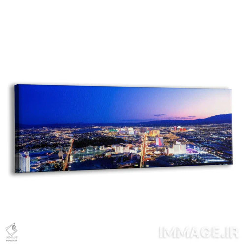 تابلو Nevada, USA" - "استریپ لاس وگاس، نوادا، ایالات متحده" اثر پانورامیک ایمجز (استودیو عکاسی عریض) - نمای پرسپکتیو محصول