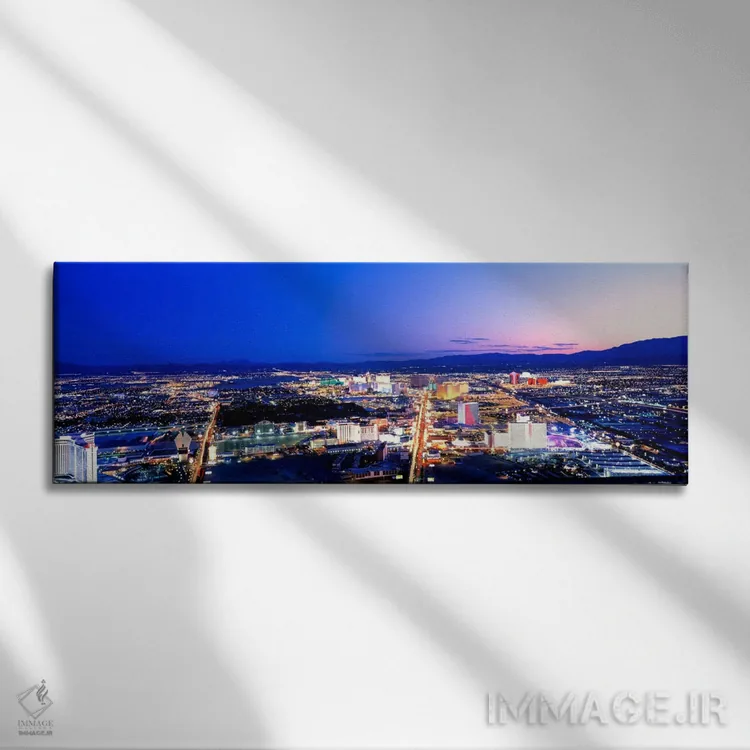 تابلو Nevada, USA" - "استریپ لاس وگاس، نوادا، ایالات متحده" اثر پانورامیک ایمجز (استودیو عکاسی عریض) - نمای روبهرو روی دیوار