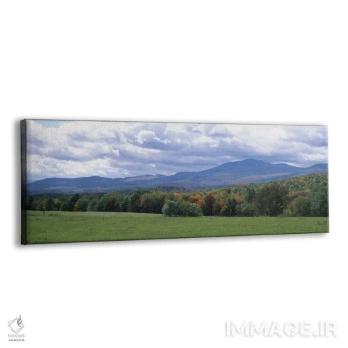 تابلو Mt Mansfield, Vermont, USA" - "ابرها بر فراز چمنزار، کوه مانسفیلد، ورمونت، ایالات متحده آمریکا" اثر پانورامیک ایمجز (استودیو عکاسی عریض) - نمای پرسپکتیو محصول