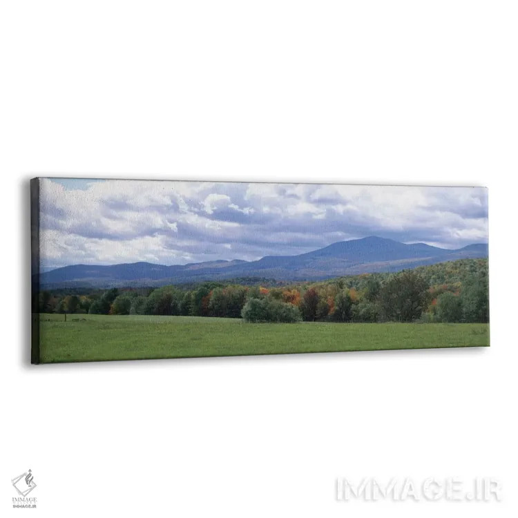 تابلو Mt Mansfield, Vermont, USA" - "ابرها بر فراز چمنزار، کوه مانسفیلد، ورمونت، ایالات متحده آمریکا" اثر پانورامیک ایمجز (استودیو عکاسی عریض) - نمای پرسپکتیو محصول