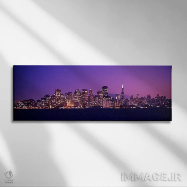 تابلو سان فرانسیسکو، کالیفرنیا، ایالات متحده آمریکا اثر پانورامیک ایمجز (استودیو عکاسی عریض) - نمای روبهرو روی دیوار