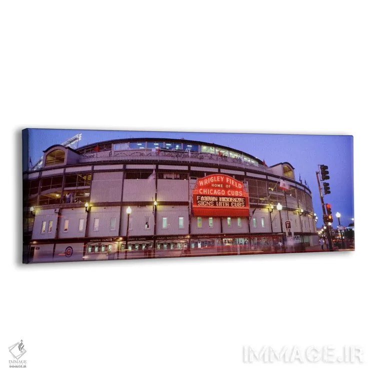 تابلو ایالات متحده آمریکا، ایلینوی، شیکاگو، باشگاه بیسبال کوبز V اثر پانورامیک ایمجز (استودیو عکاسی عریض) - نمای پرسپکتیو محصول