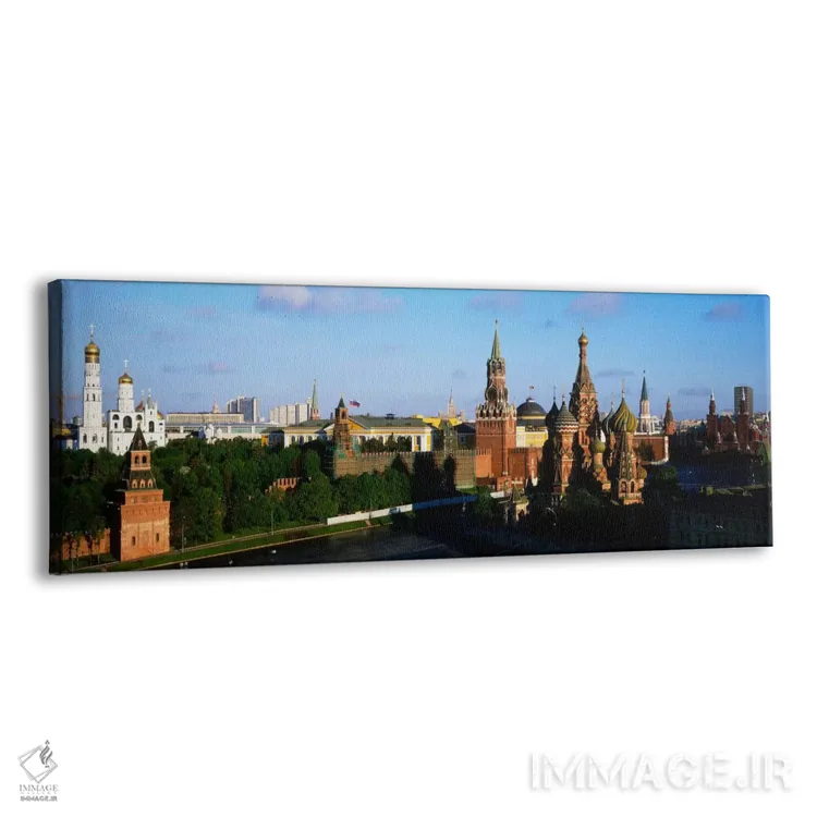 تابلو Moscow, Russian Federation" - "نمای زاویه بلند از میدان سرخ، مسکو، فدراسیون روسیه" اثر پانورامیک ایمجز (استودیو عکاسی عریض) - نمای پرسپکتیو محصول