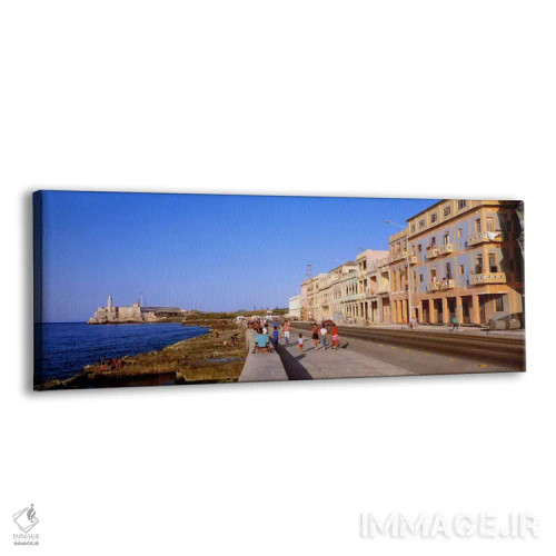 تابلو La Habana Vieja, Havana, Cuba" - "نمای مالکان، لا هاوانا ویخا، هاوانا، کوبا" اثر پانورامیک ایمجز (استودیو عکاسی عریض) - نمای پرسپکتیو محصول