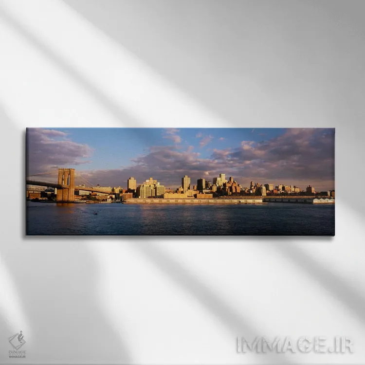 تابلو New York City, New York State, USA" - "ارتفاعات بروکلین، نیویورک، ایالات متحده آمریکا" اثر پانورامیک ایمجز (استودیو عکاسی عریض) - نمای روبهرو روی دیوار
