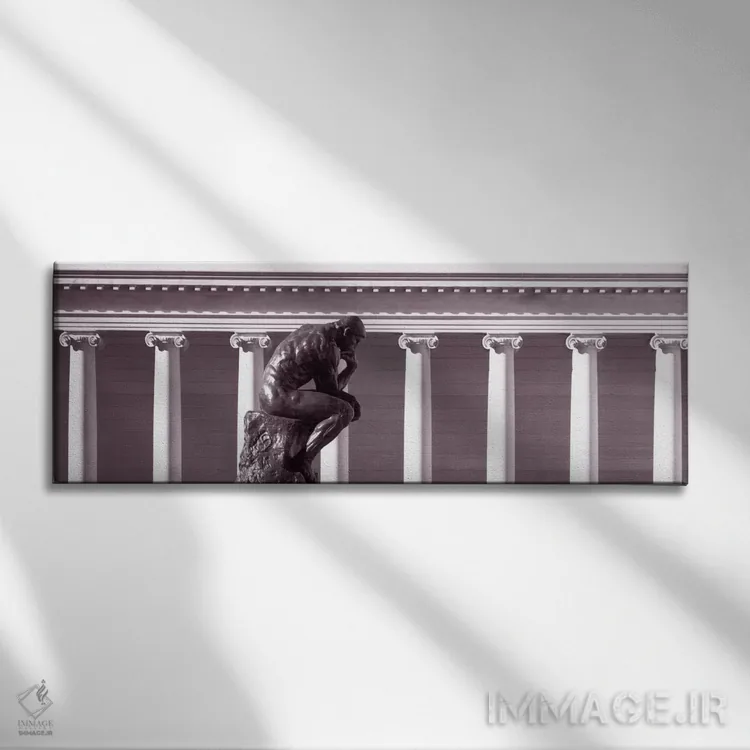 تابلو California, USA" - "مجسمه رودن، سانفرانسیسکو، کالیفرنیا، ایالات متحده آمریکا" اثر پانورامیک ایمجز (استودیو عکاسی عریض) - نمای روبهرو روی دیوار