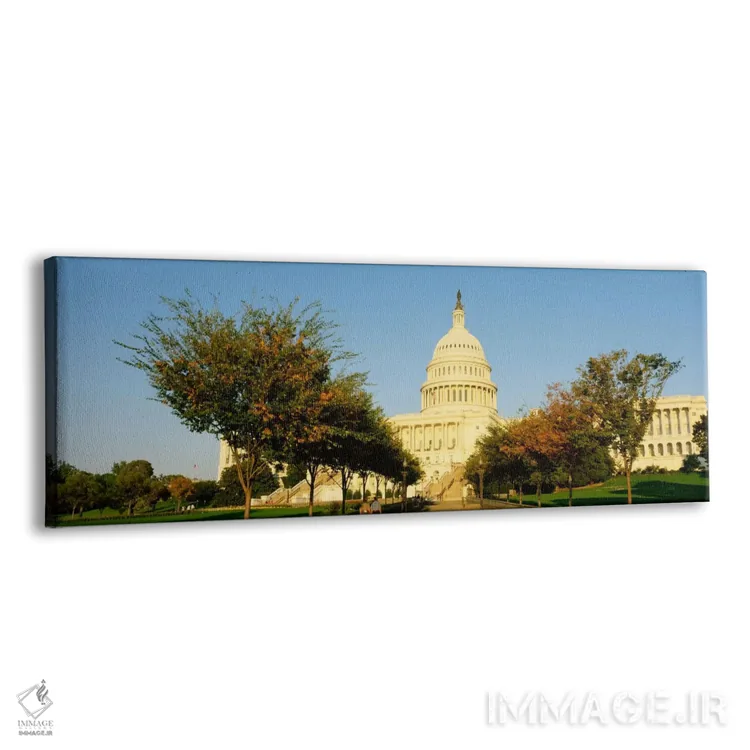 تابلو Washington DC, District Of Columbia, USA" - "ساختمان کنگره، واشنگتن دی سی، ناحیه کلمبیا، ایالات متحده آمریکا" اثر پانورامیک ایمجز (استودیو عکاسی عریض) - نمای پرسپکتیو محصول