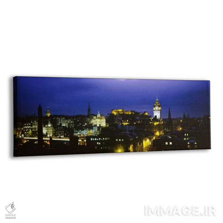 تابلو Edinburgh, Scotland, United Kingdom" - "مرکز شهر، اباوربرو، اسکاتلند، پادشاهی متحد" اثر پانورامیک ایمجز (استودیو عکاسی عریض) - نمای پرسپکتیو محصول