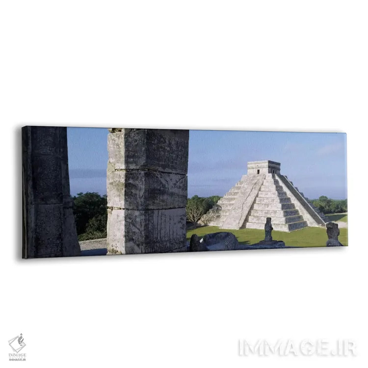 تابلو ال کاستیلو (معبد کوکولکان)، چچن ایتزا، یوکاتان، مکزیک اثر پانورامیک ایمجز (استودیو عکاسی عریض) - نمای پرسپکتیو محصول