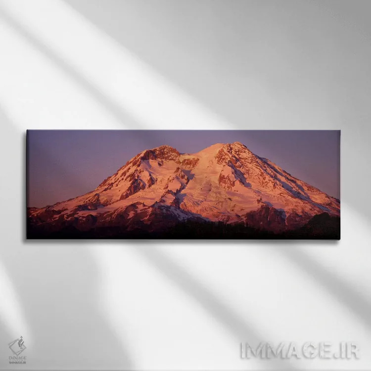تابلو ایالات متحده، واشنگتن، پارک ملی کوه رینیر اثر پانورامیک ایمجز (استودیو عکاسی عریض) - نمای روبهرو روی دیوار