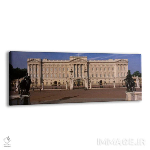 تابلو نمای جلویی شرق، کاخ باکینگهام، لندن، انگلستان، بریتانیا اثر پانورامیک ایمجز (استودیو عکاسی عریض) - نمای پرسپکتیو محصول